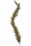 ICED RED BERRY/GREENERY GARLAND 72"