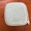 SMALL FAUX SUEDE SQUARE BAG