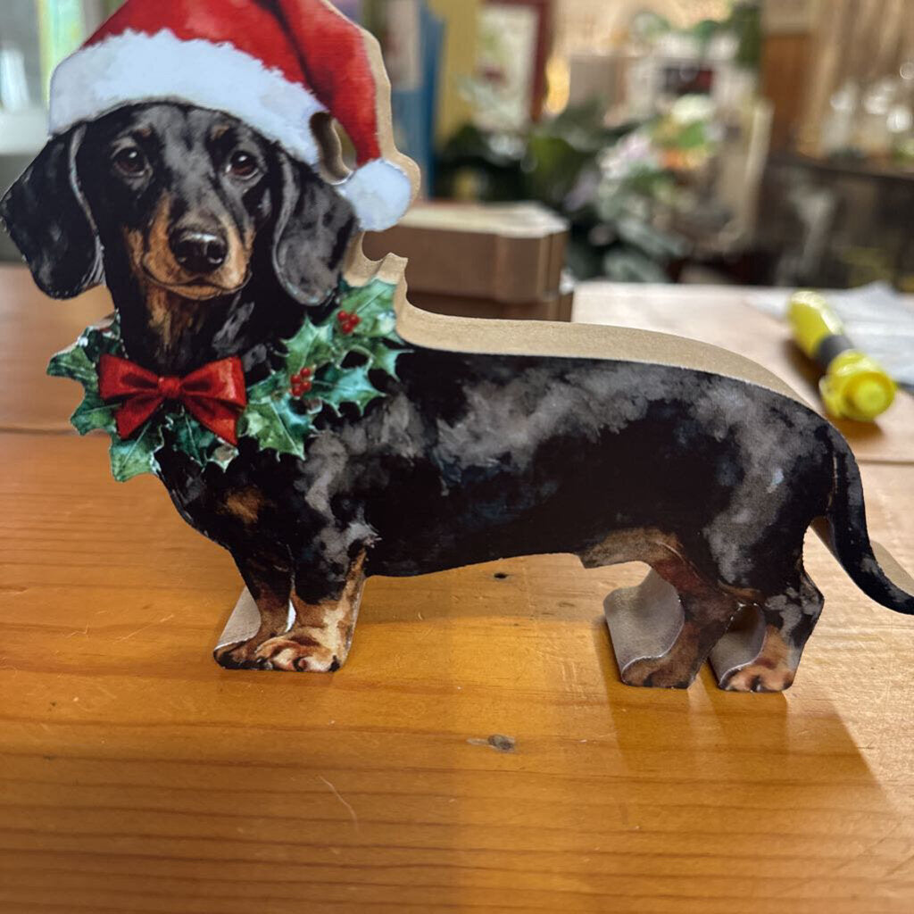 DACHSHUND CHRISTMAS SITTER