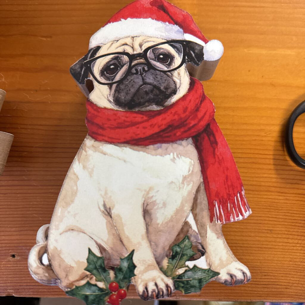 PUG CHRISTMAS SITTER