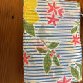FOLDED GROCERY TOTE LEMON PRINT