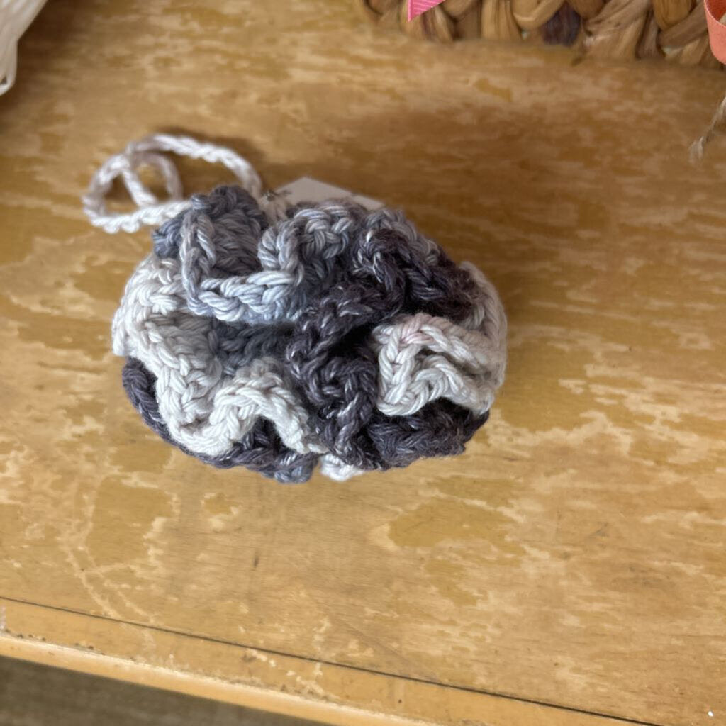 GREY/WHITE BATH LOOFHA