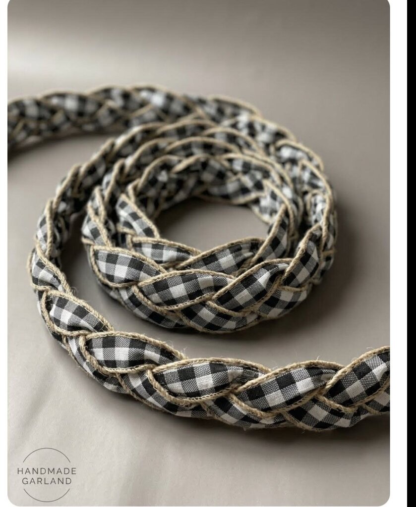 TWINED FABRIC GARLAND 72"
