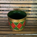 SM CHRISTMAS DRUM PLANTER