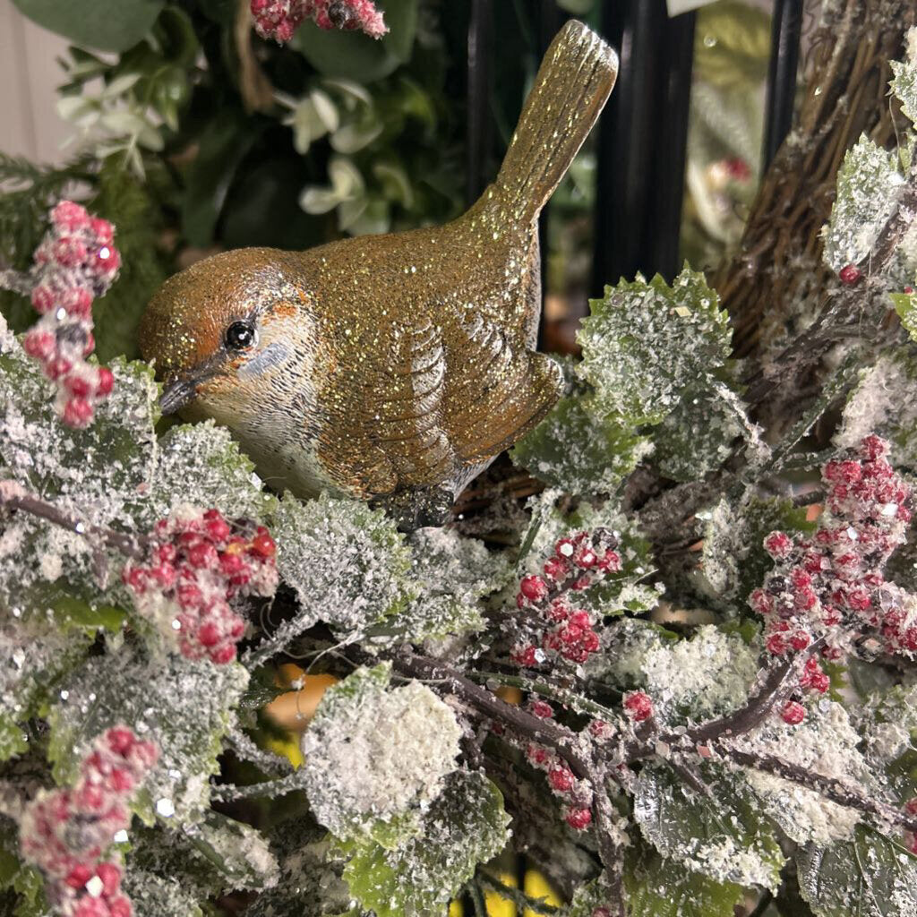 RES GLITTER GOLD BIRD
