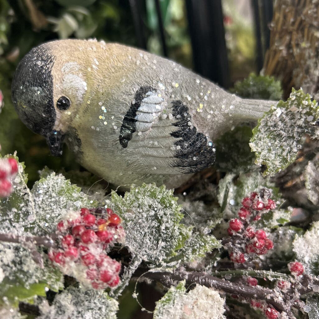RESIN HOLIDAY BIRD