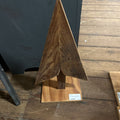9" WOODEN CHRISTMAS TREE TEAL/BLUE
