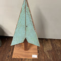 25" WOODEN CHRISTMAS TREE TEAL