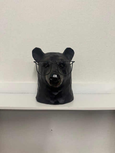 BLACK BEAR WITH GLASSES