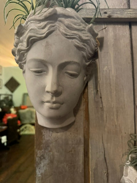 GODDESS HEAD WALL PLANTER