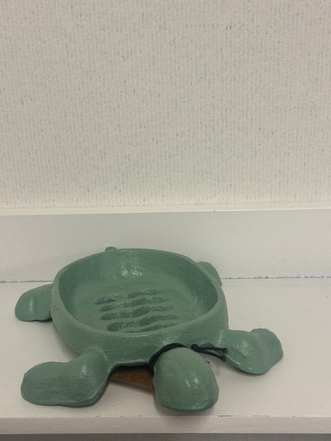 CAST IRON TURTLE SOAP DISH