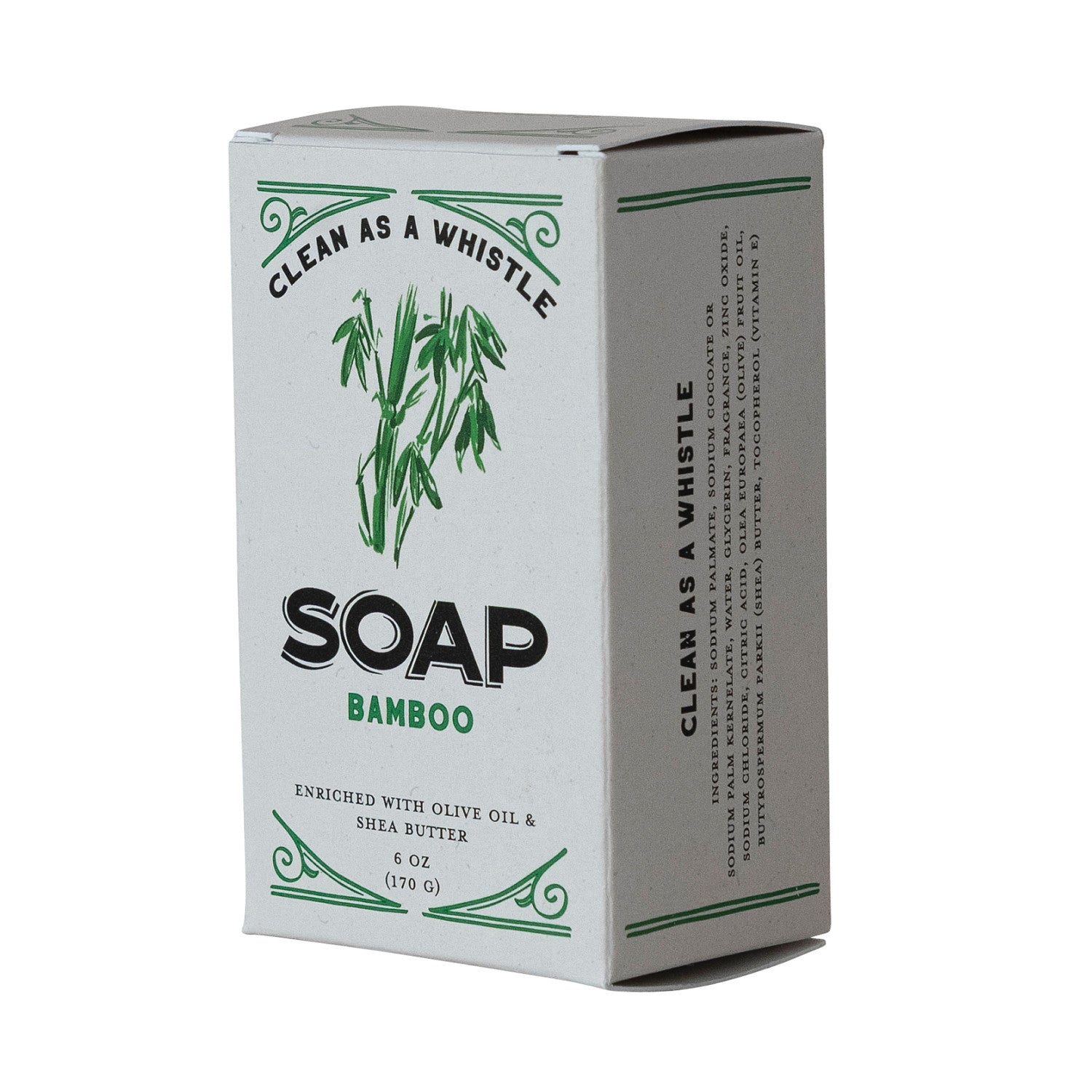 CLEAN AS A WHISTLE OLIVE OIL & SHEA BUTTER BAMBOO