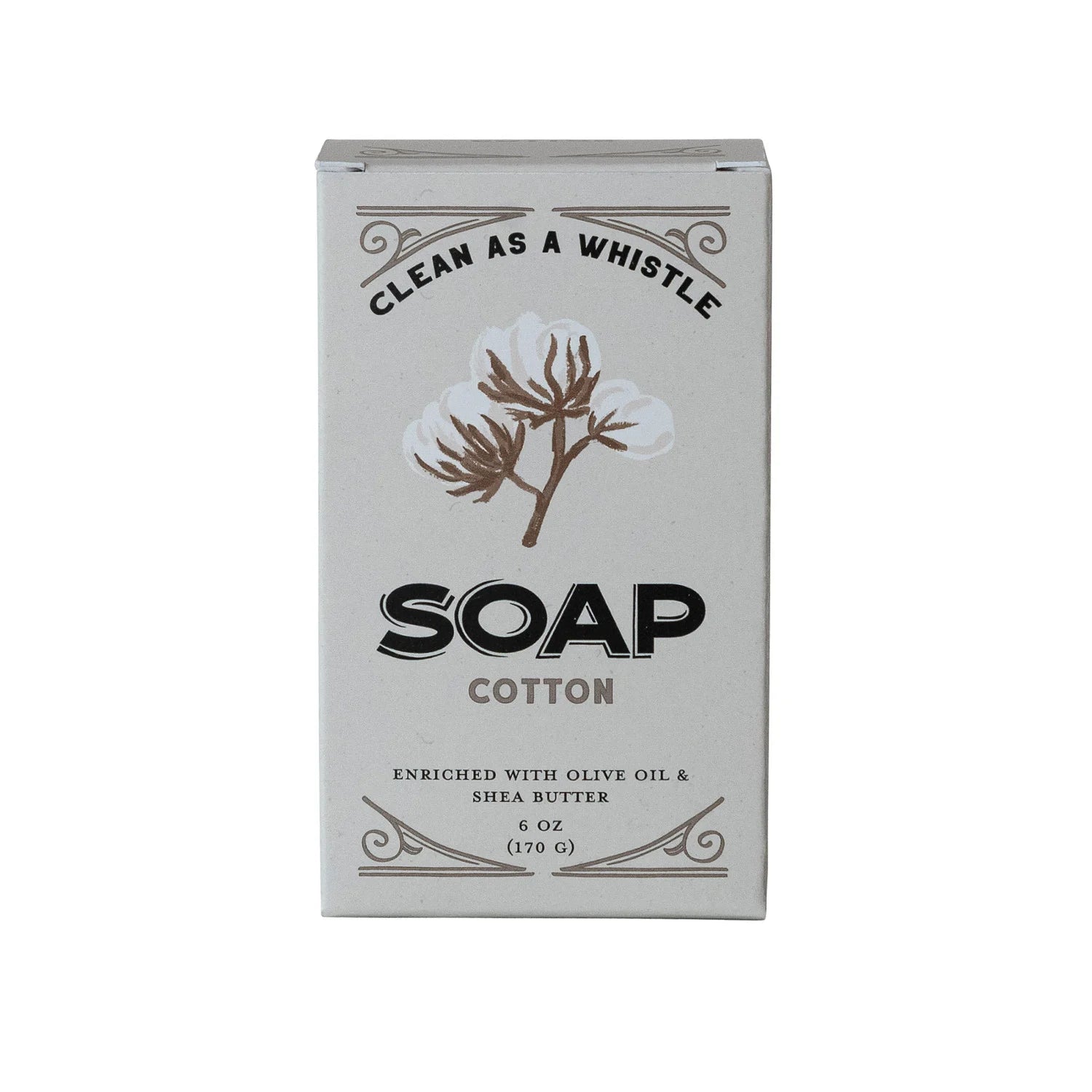 CLEAN AS A WHISTLE OLIVE OIL & SHEA BUTTER COTTON