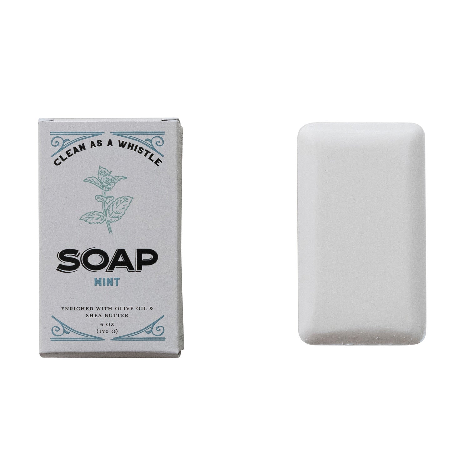 CLEAN AS A WHISTLE OLIVE OIL & SHEA BUTTER MINT