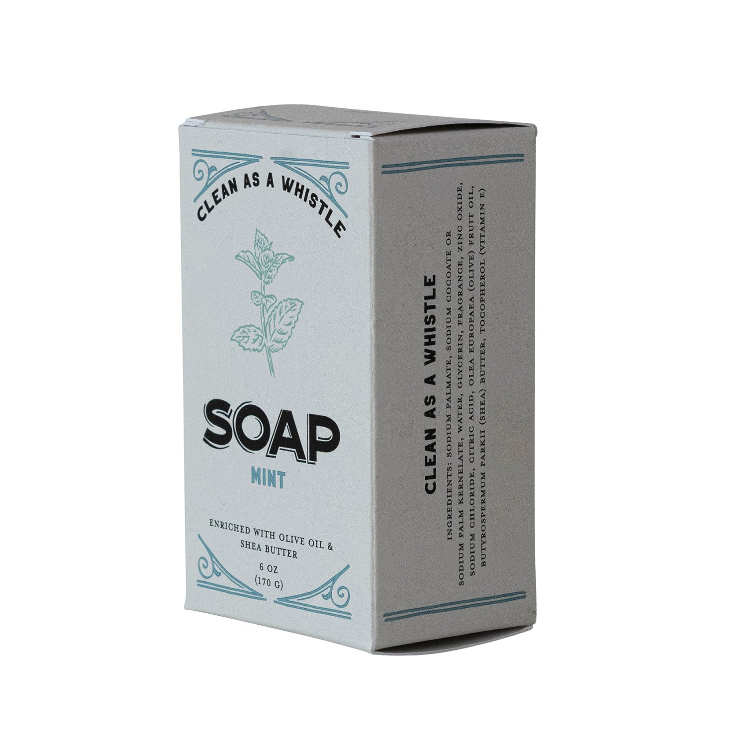 CLEAN AS A WHISTLE OLIVE OIL & SHEA BUTTER MINT