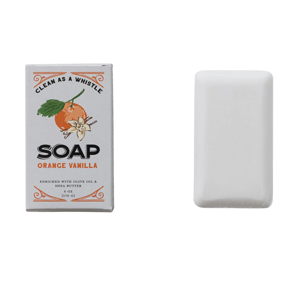 CLEAN AS A WHISTLE OLIVE OIL & SHEA BUTTER ORANGE VANILLA