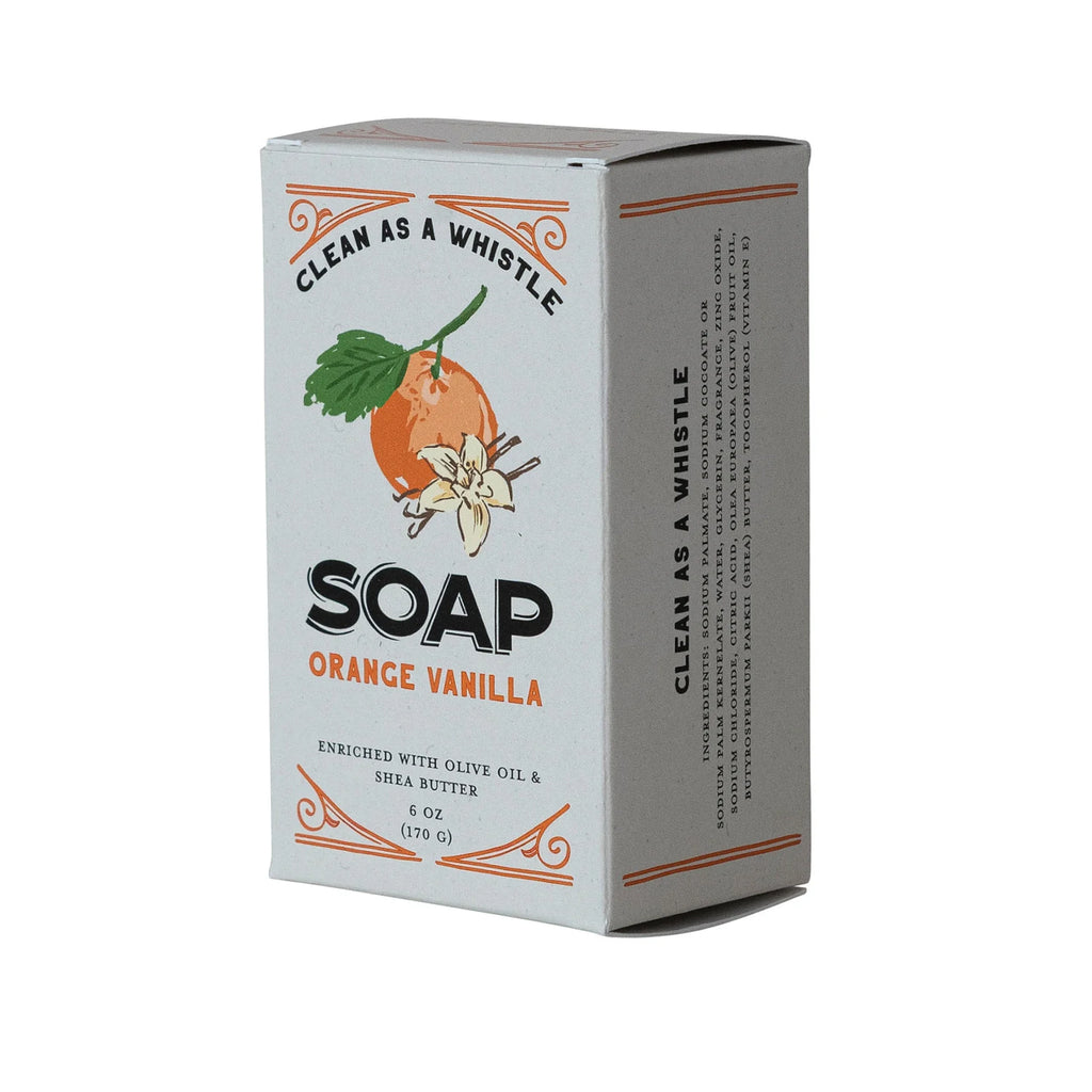 CLEAN AS A WHISTLE OLIVE OIL & SHEA BUTTER ORANGE VANILLA
