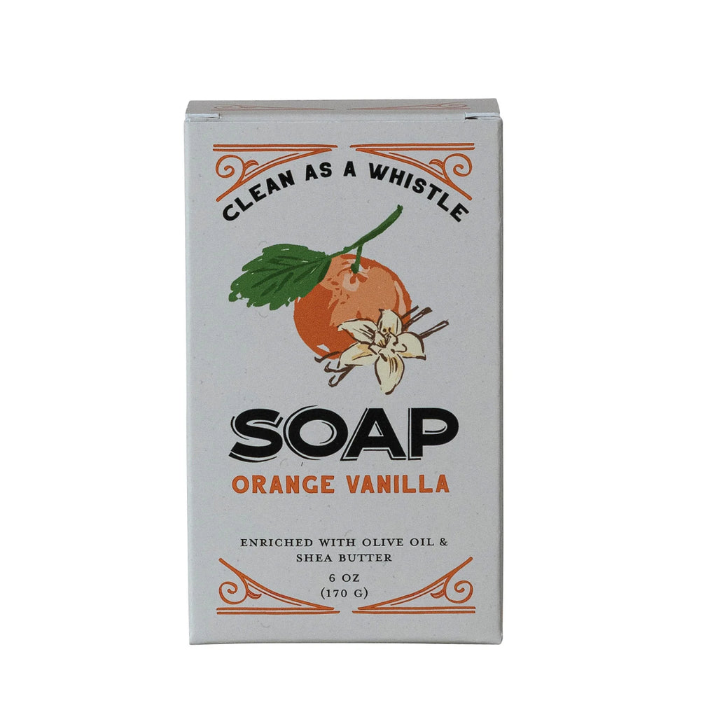 CLEAN AS A WHISTLE OLIVE OIL & SHEA BUTTER ORANGE VANILLA