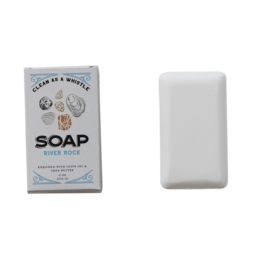 CLEAN AS A WHISTLE OLIVE OIL & SHEA BUTTER RIVER ROCK
