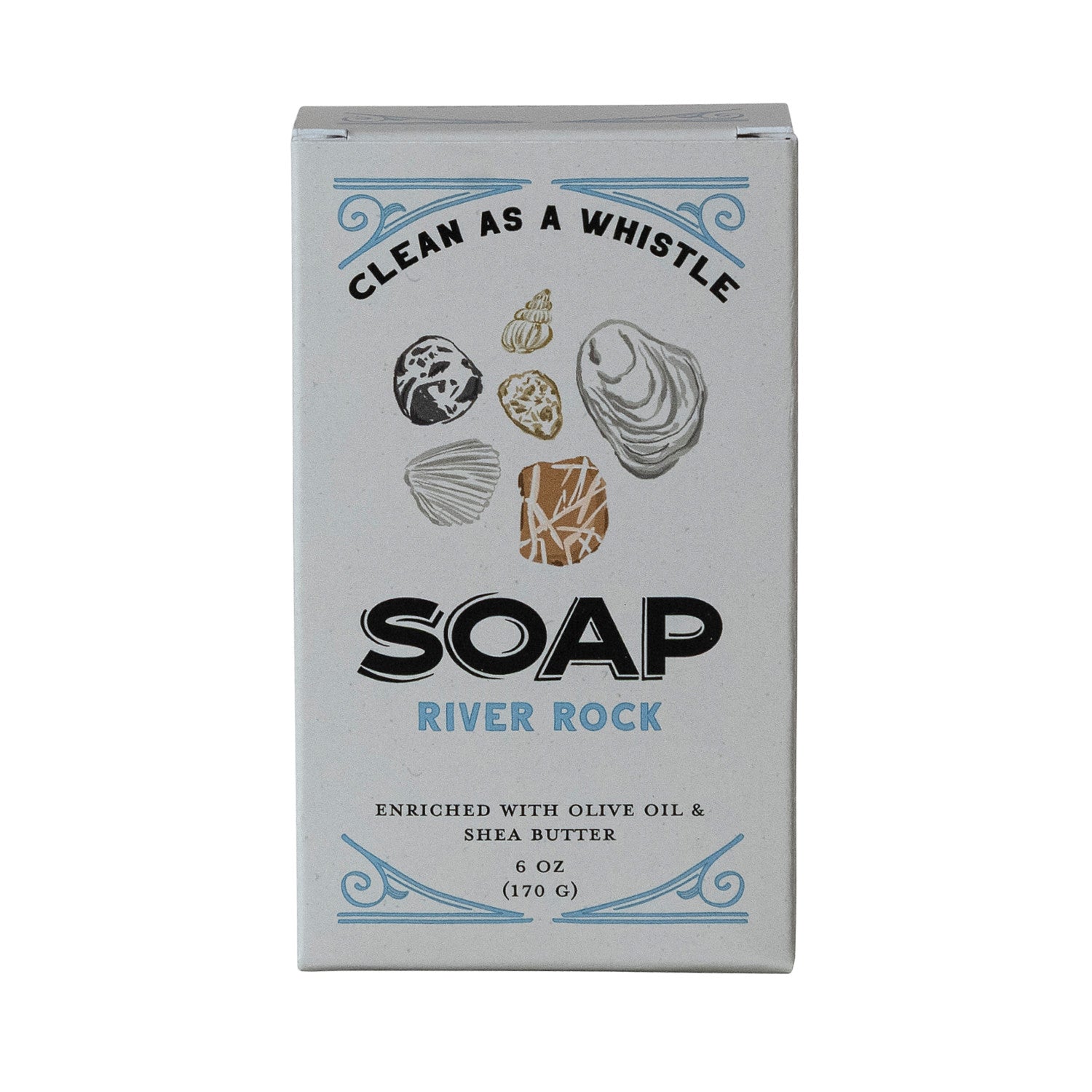 CLEAN AS A WHISTLE OLIVE OIL & SHEA BUTTER RIVER ROCK
