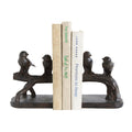 BIRD ON BRANCH BOOK ENDS