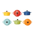MINI BAKER WITH BLACK BUTTON LID RED