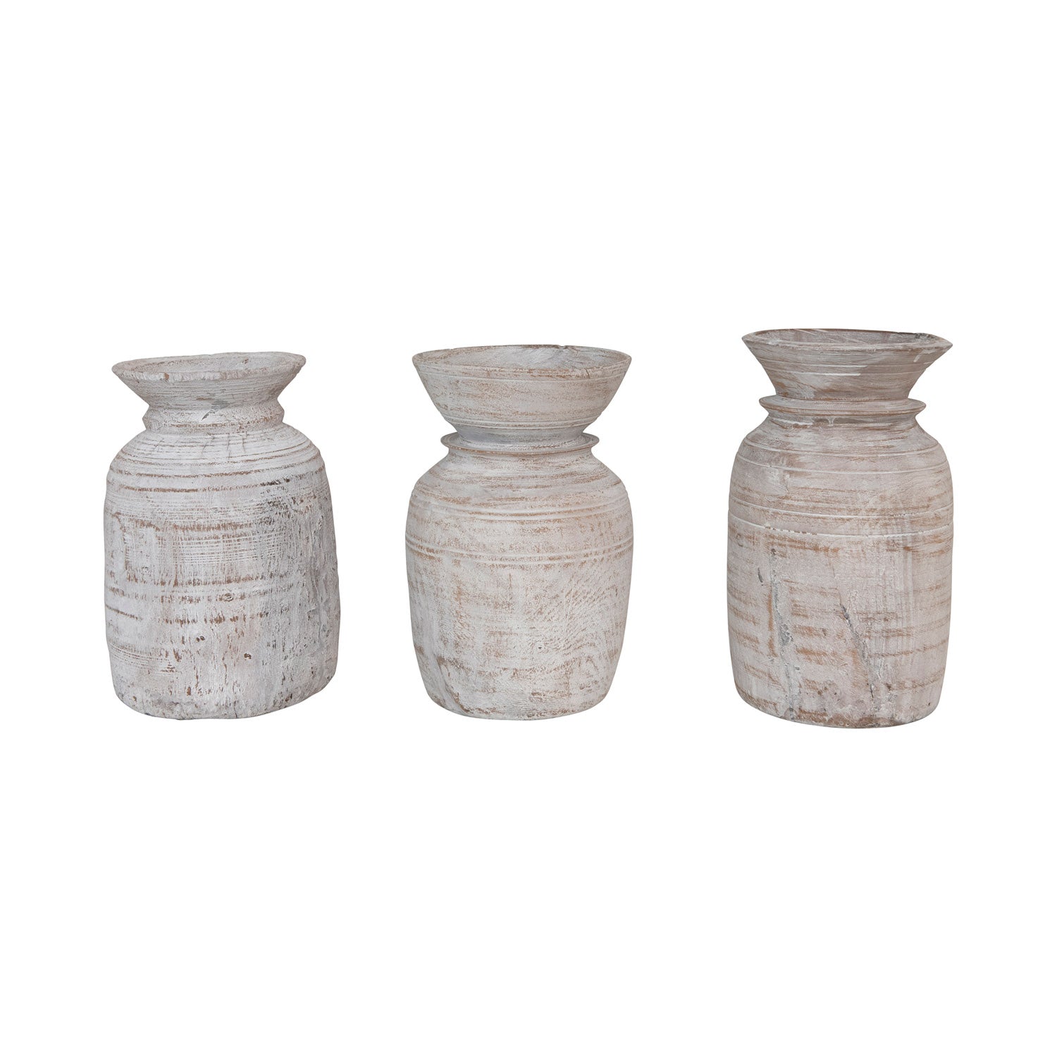 RECLAIMED WOOD VASE