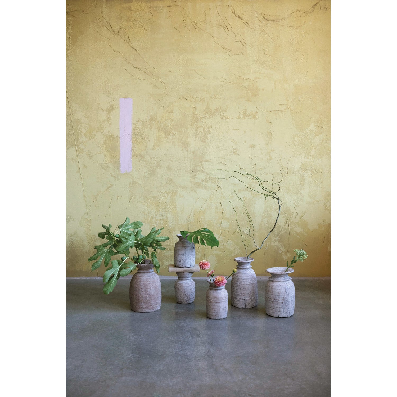 RECLAIMED WOOD VASE