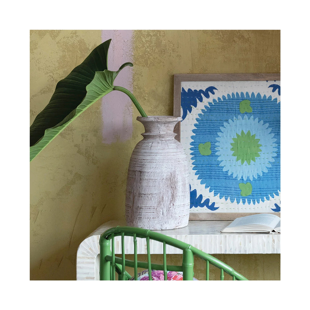 RECLAIMED WOOD VASE