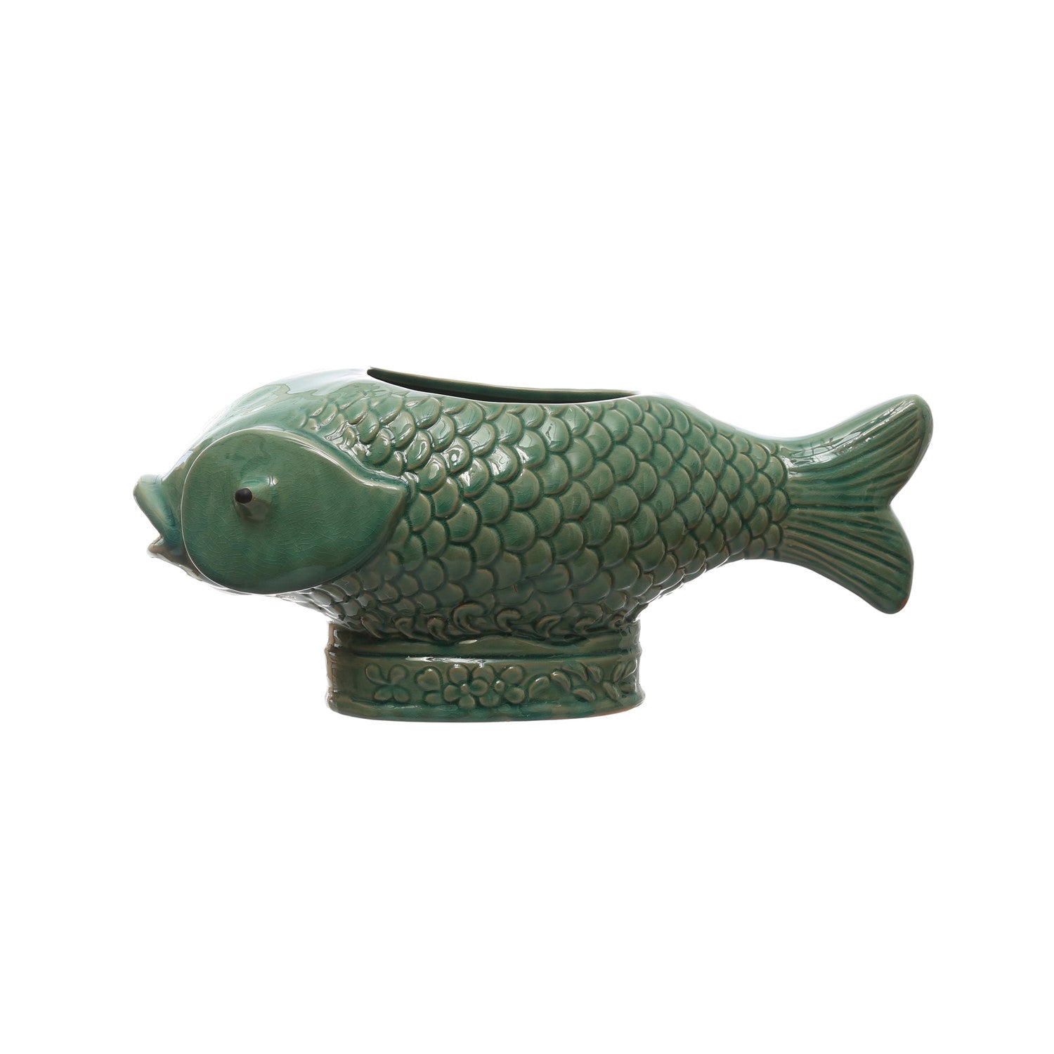 DEBOSSED FISH PLANTER